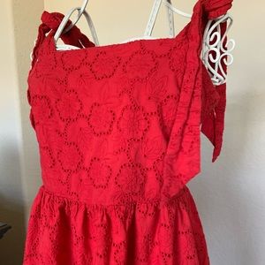 Eyelet dress